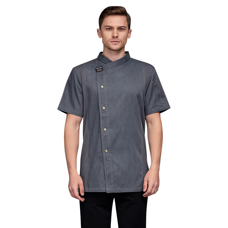 Kitchen Baker - Catering Cooking grey Shirt Restaurant Kitchen