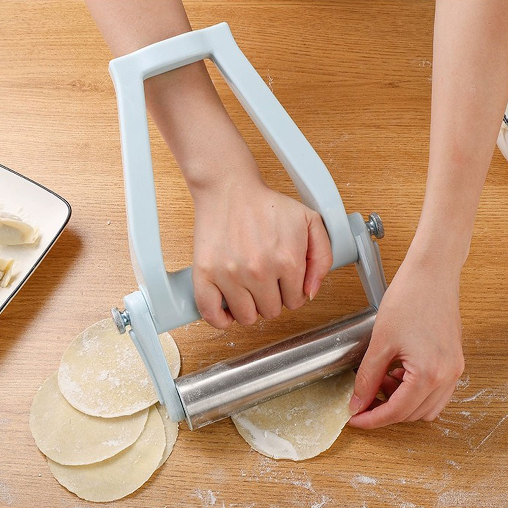 Kitchen Roller Baking - Foldable Stainless Steel Dough Roller Pastry
