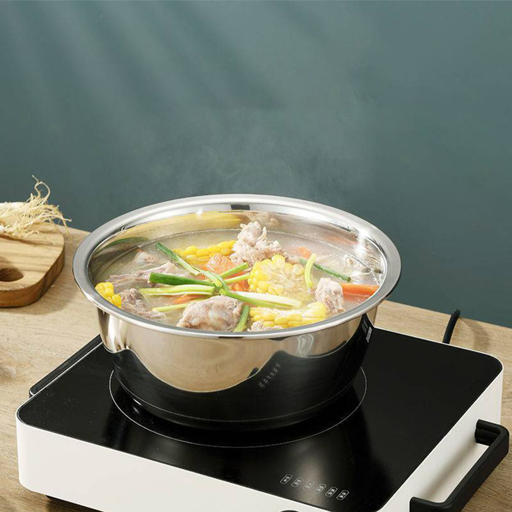 Kitchen Baking Cooking - Stainless Steel Basin Large Capacity Deep