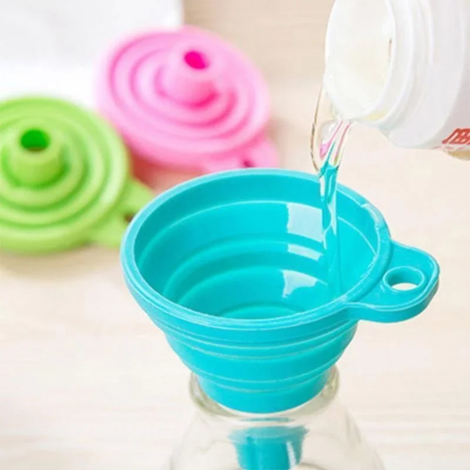 1Pc Food Grade Silicone Foldab - Baking Powder Kitchen ulasan dan harga