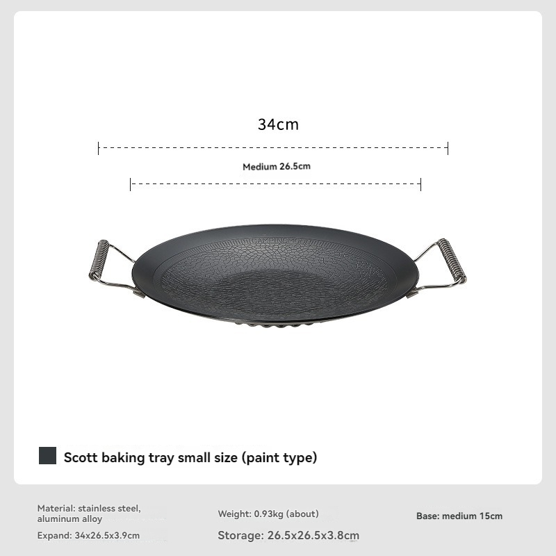 CAMPINGMOON GRW-27F Three-laye - Kitchen Baking Pan Set ulasan dan harga