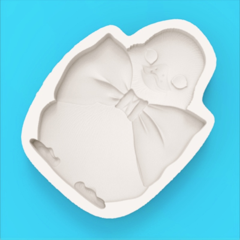 Duckling Mold with Bow Tie, Cu - Silicone Cake Mold ulasan dan harga