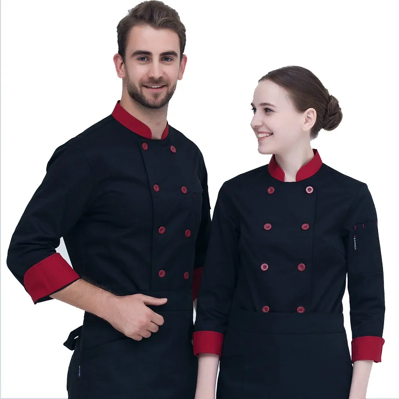 Unisex Chef Jacket Long Sleeve - Kitchen Baker ulasan dan harga