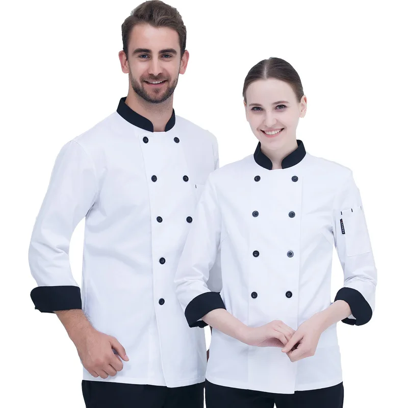 Unisex Chef Jacket Long Sleeve - Kitchen Baker ulasan dan harga