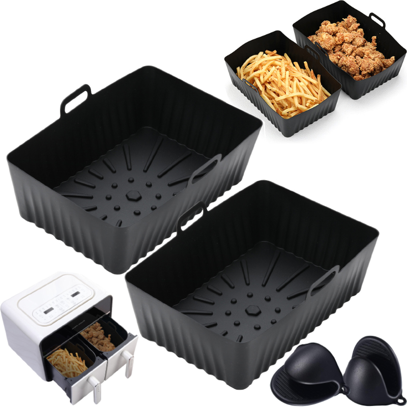 Silicone Air Fryer Liners Non- - Kitchen Baking Zone ulasan dan harga