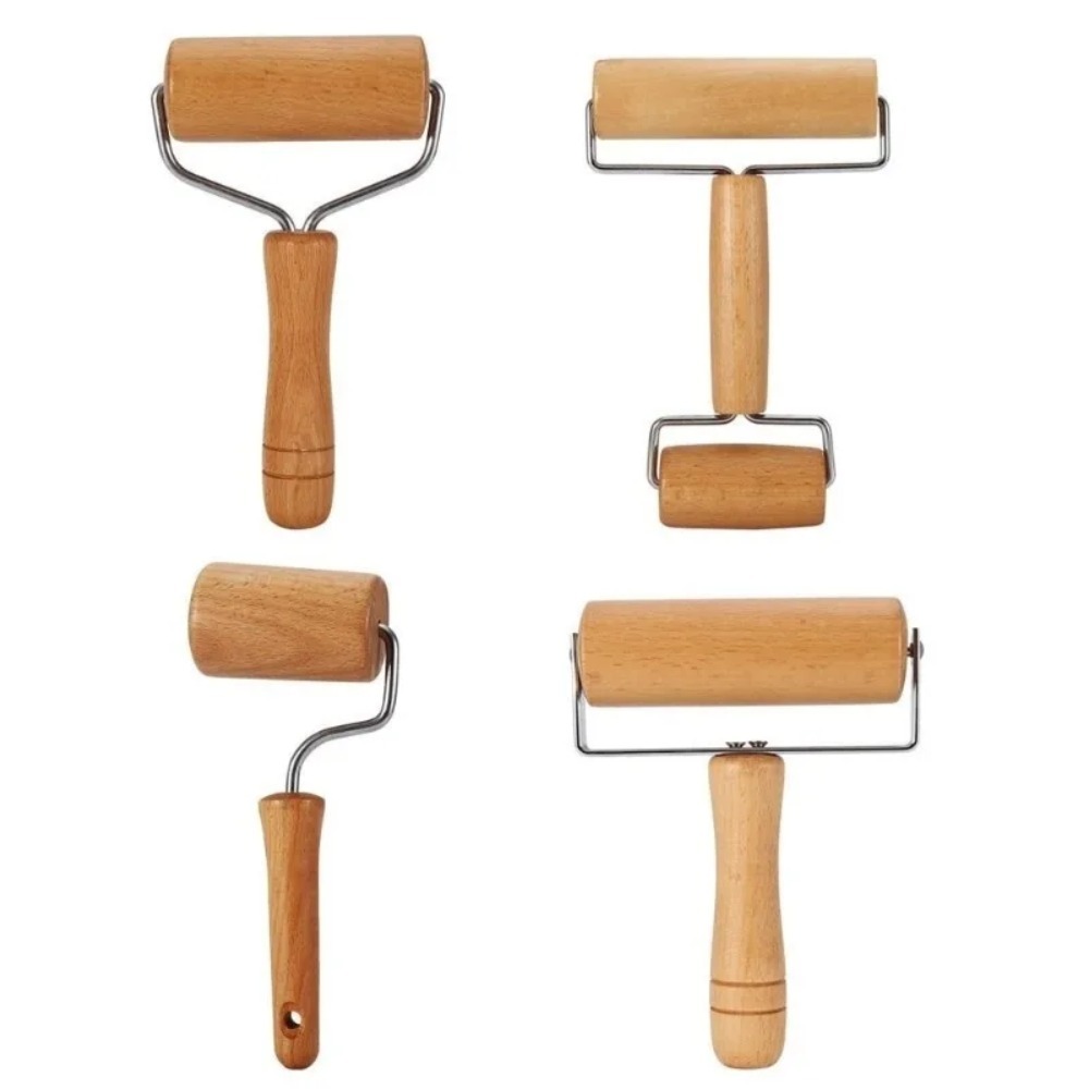 1Pc Wooden Rolling Pin Handhel - Kitchen Roller Baking ulasan dan harga