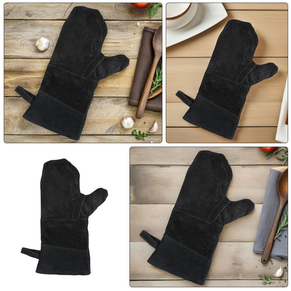 3Pcs Heat Resistant Black Oven - Kitchen Baking Cooking ulasan dan harga