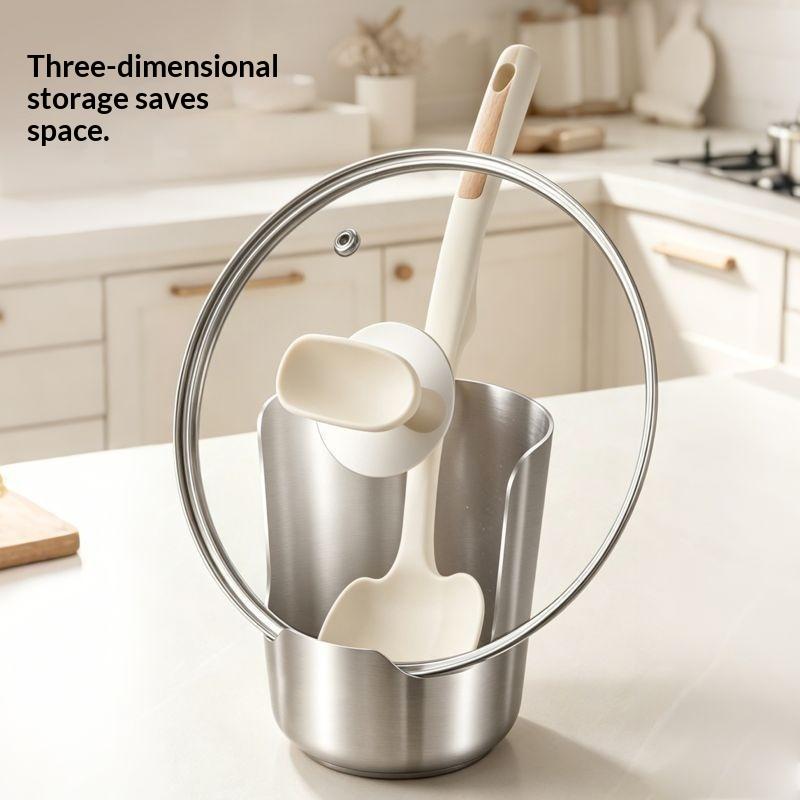 Stainless Steel Spoon Holder R - Kitchen Baking Utensil ulasan dan harga