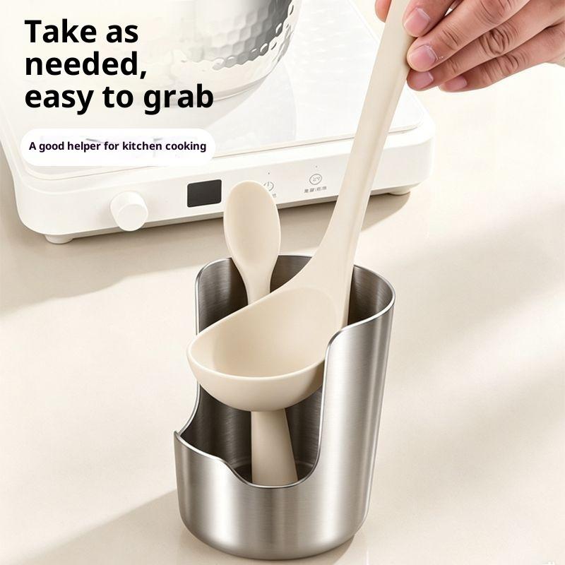 Stainless Steel Spoon Holder R - Kitchen Baking Utensil ulasan dan harga