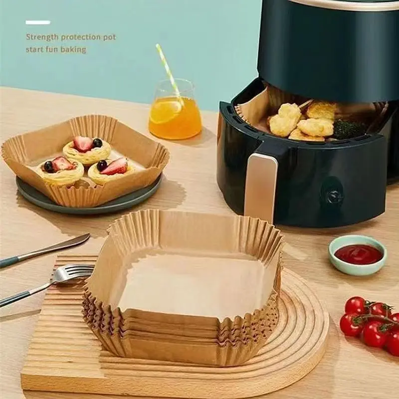 50/100PCS Air Fryer Special Pa - Kitchen Baking Dishes ulasan dan harga