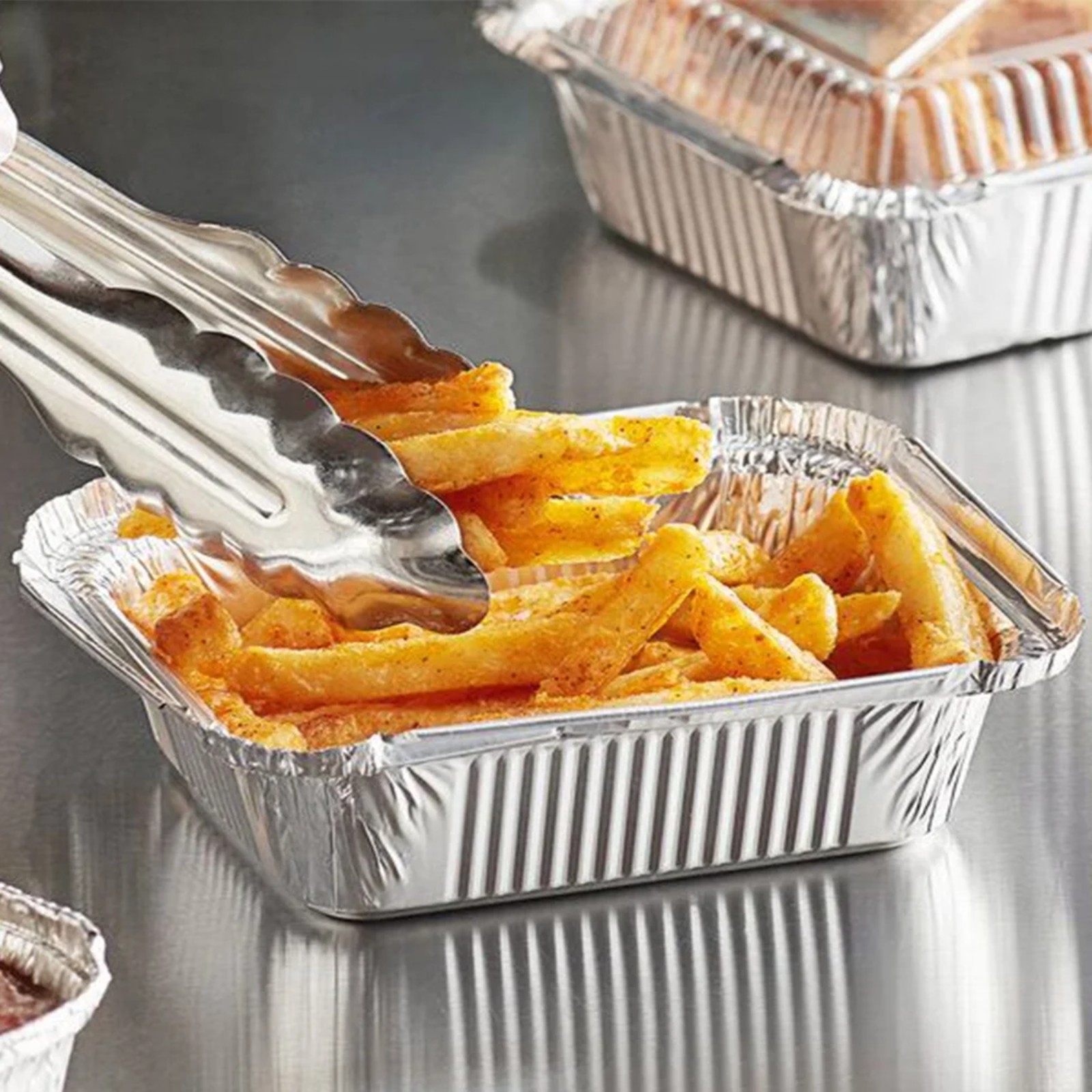 20pcs Large Deep Disposable Al - Kitchen Baking Pan Set ulasan dan harga