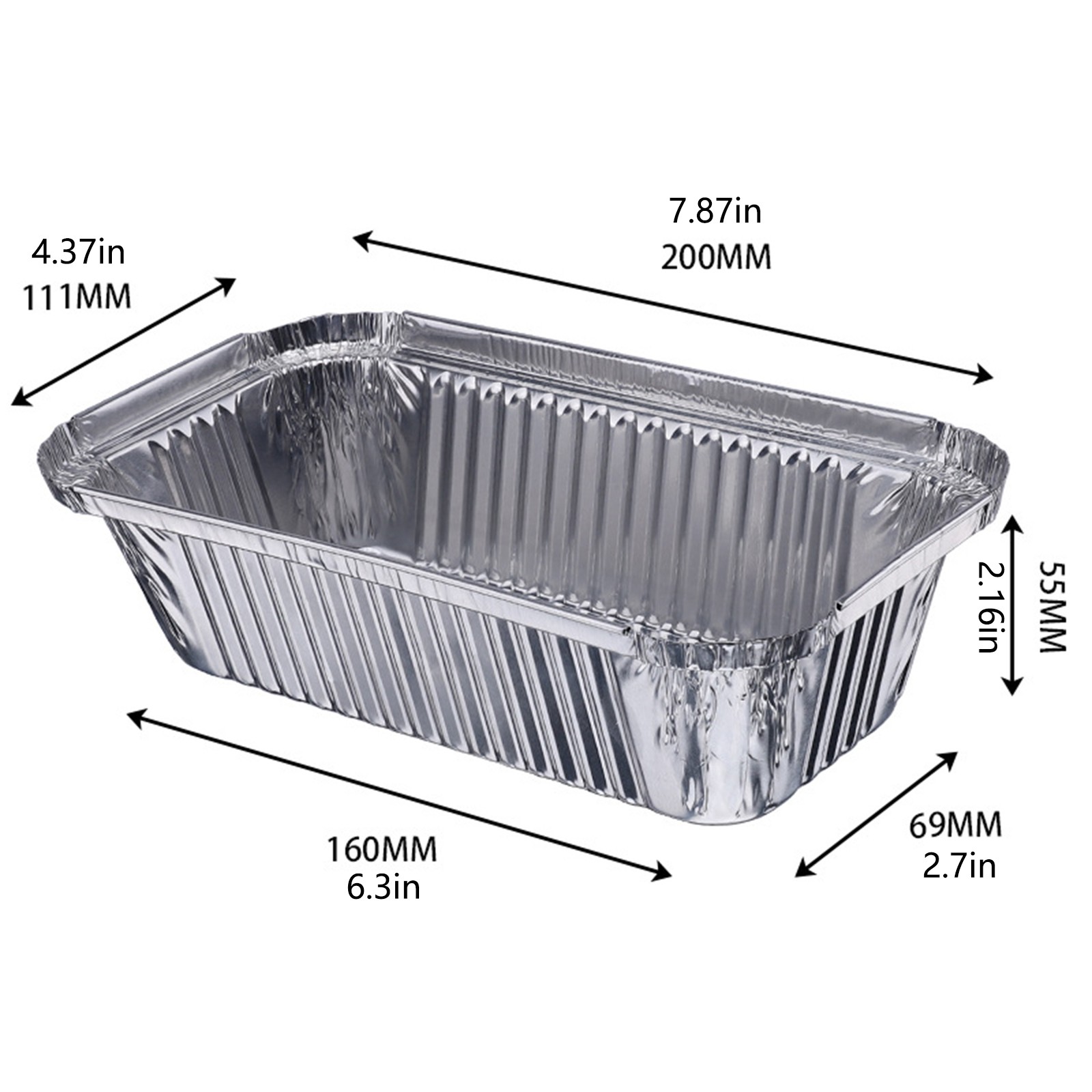 20pcs Large Deep Disposable Al - Kitchen Baking Pan Set ulasan dan harga