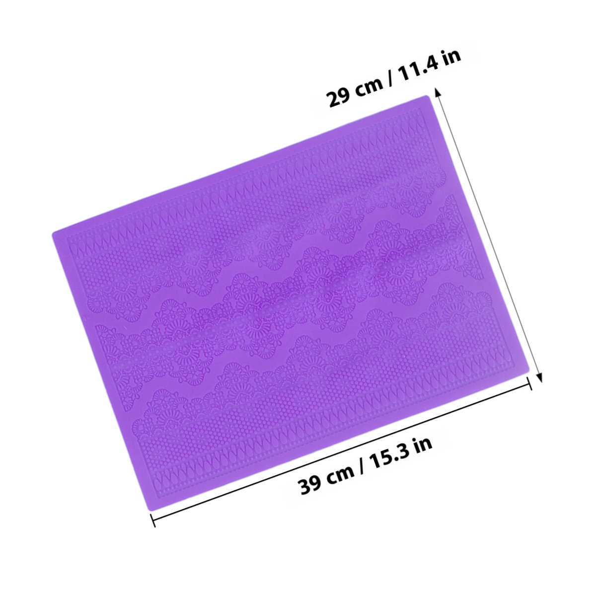 1pcs Silicone Mat Purple Food- - Silicone Cake Mold ulasan dan harga