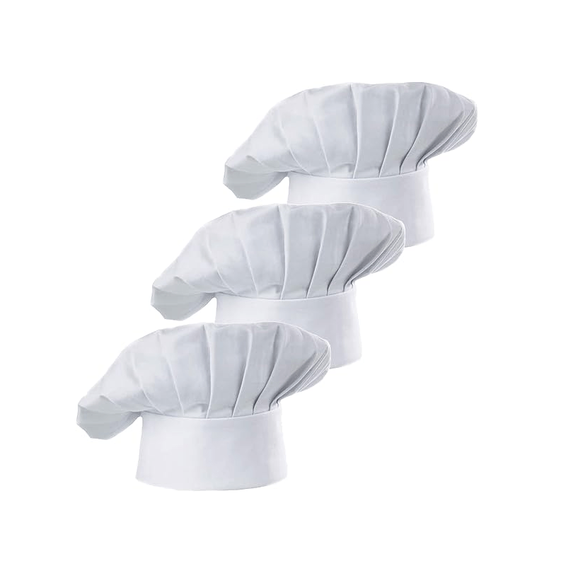 3pcs Chef Hat Adult Adjustable - Kitchen Baker ulasan dan harga