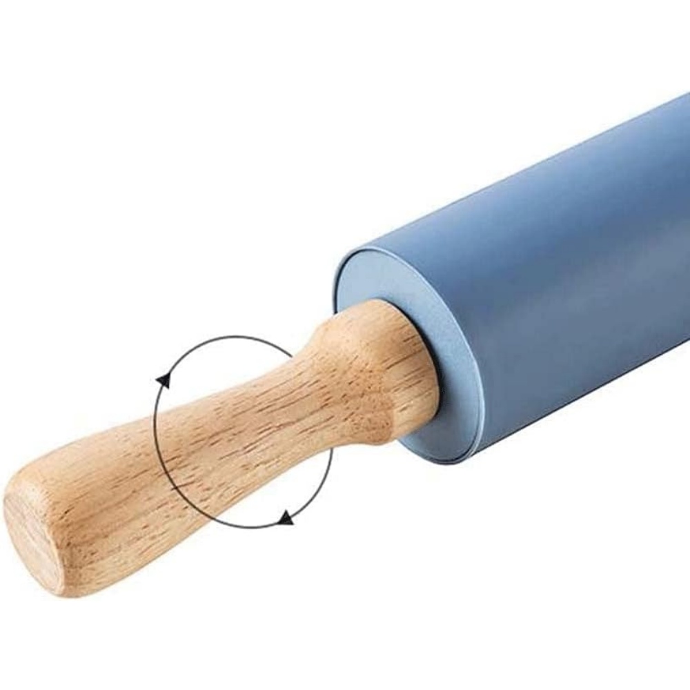 Non-Stick Silicone Rolling Pin - Kitchen Roller Baking ulasan dan harga