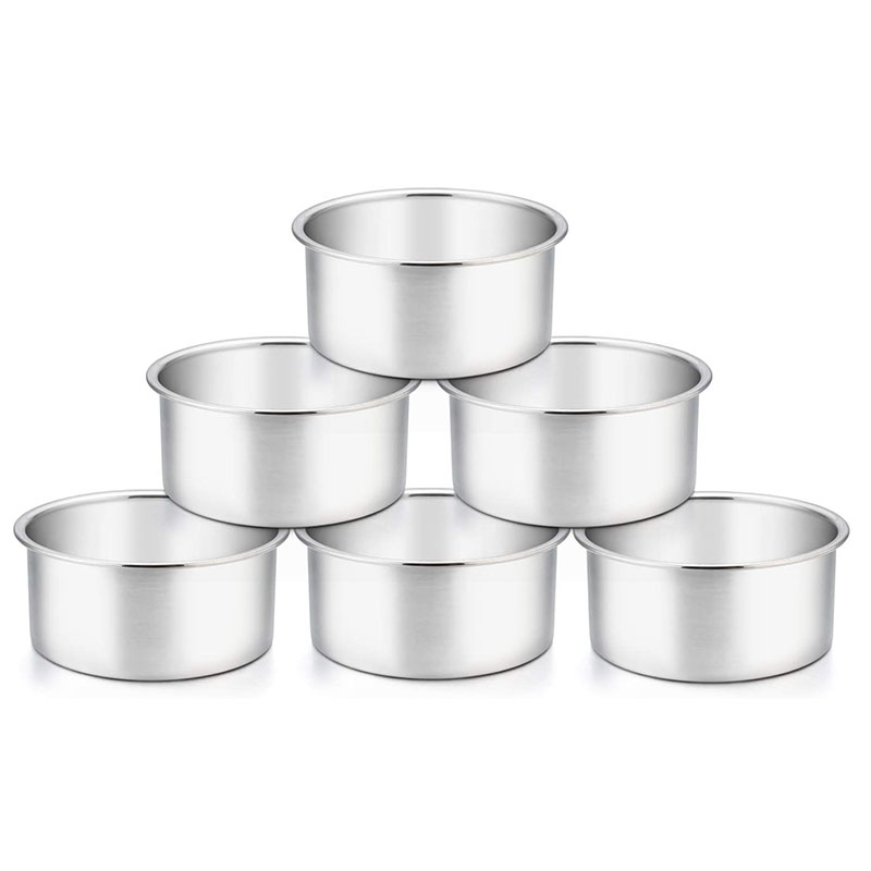 6/12Pcs Aluminum Mini Cake Pan - Kitchen Baking Pan Set ulasan dan harga