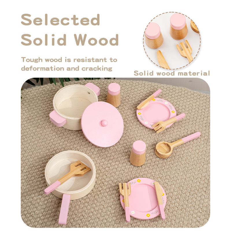 Wooden Kitchen Play Set for Ki - Kitchen Baking Pan Set ulasan dan harga