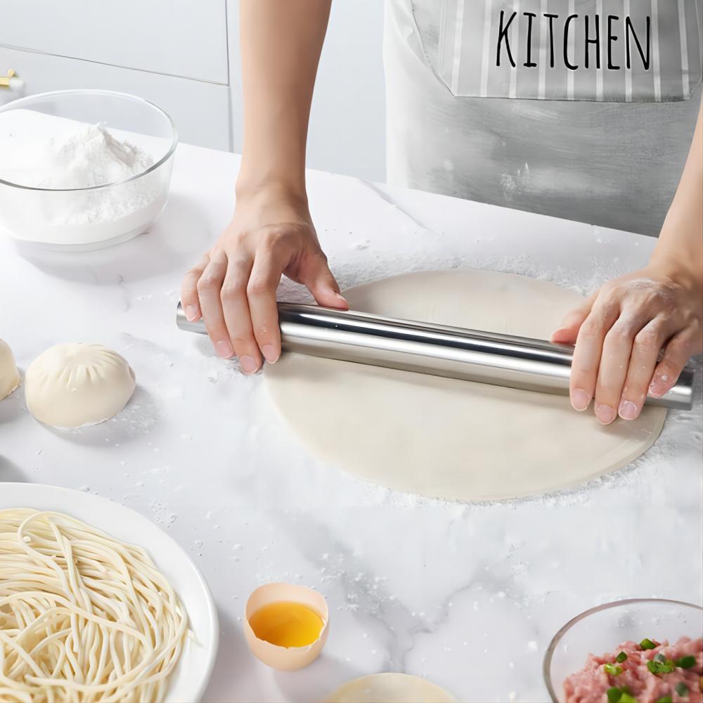 Stainless Steel Rolling Pin Ba - Kitchen Roller Baking ulasan dan harga
