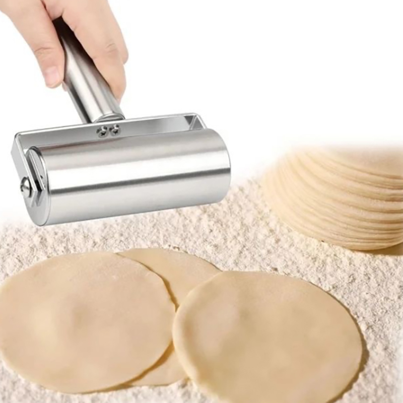 Stainless Steel Double Head Ro - Kitchen Roller Baking ulasan dan harga