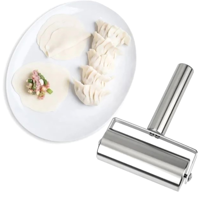 Stainless Steel Double Head Ro - Kitchen Roller Baking ulasan dan harga