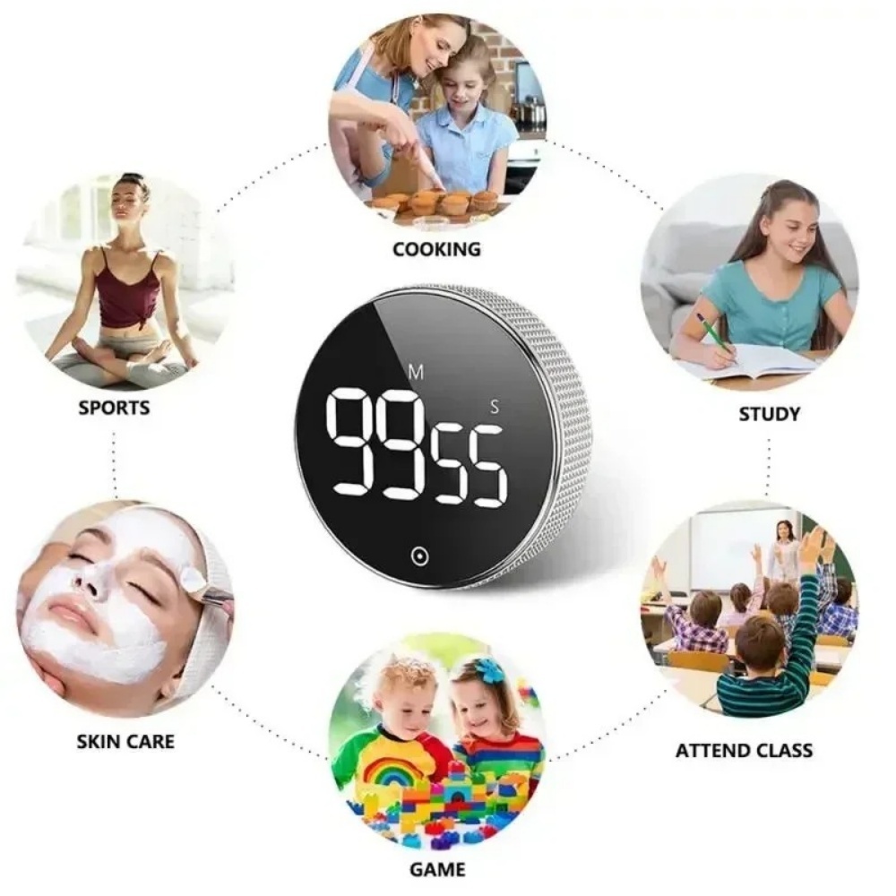 LED Digital Cooking Timer Magn - Kitchen Baking Timer ulasan dan harga