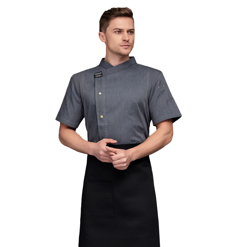Catering Cooking grey Shirt Re - Kitchen Baker ulasan dan harga