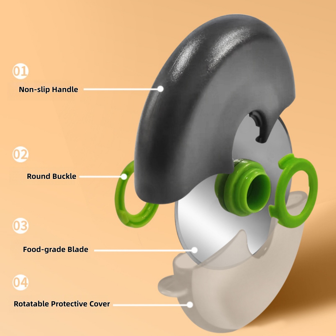 Stainless Steel Round Wheel Cu - Kitchen Roller Baking ulasan dan harga