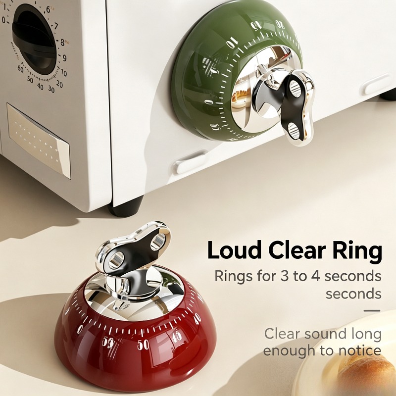 Magnetic Kitchen Timer Mechani - Kitchen Baking Timer ulasan dan harga
