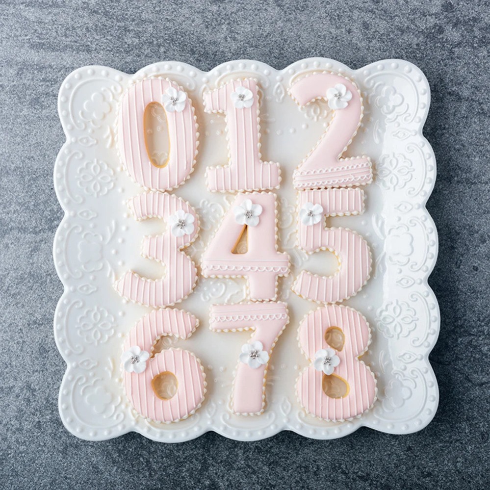 Large Numbers Cookie Cutters B - Kitchen Baking Utensil ulasan dan harga