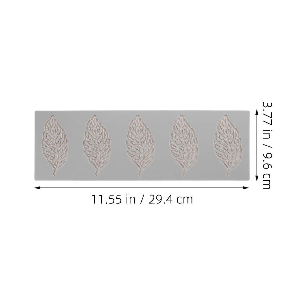 3Pcs Leaf Silicone Mold Precis - Silicone Cake Mold ulasan dan harga