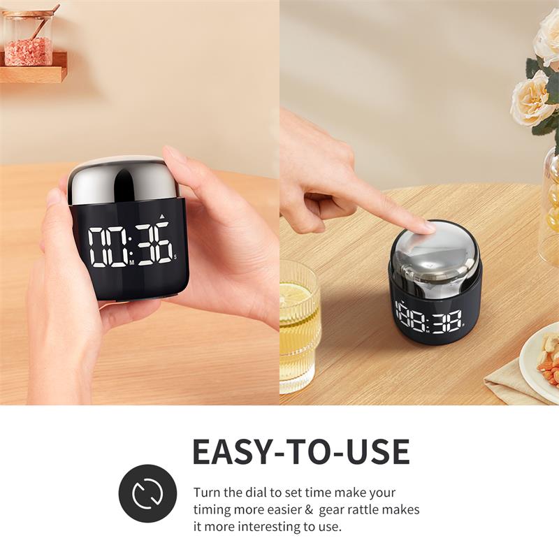 Rotating Kitchen Timer LED Dis - Kitchen Baking Timer ulasan dan harga