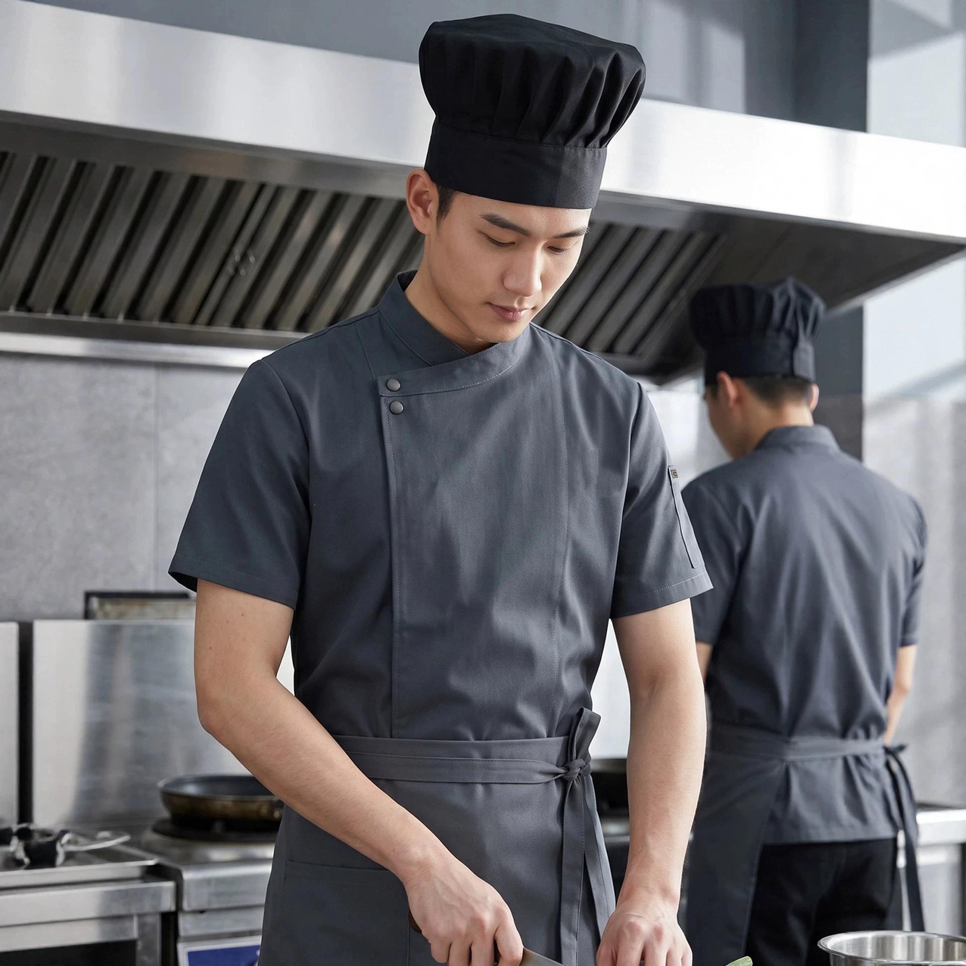 Men's Chef Uniform Jacket Rest - Kitchen Baker ulasan dan harga