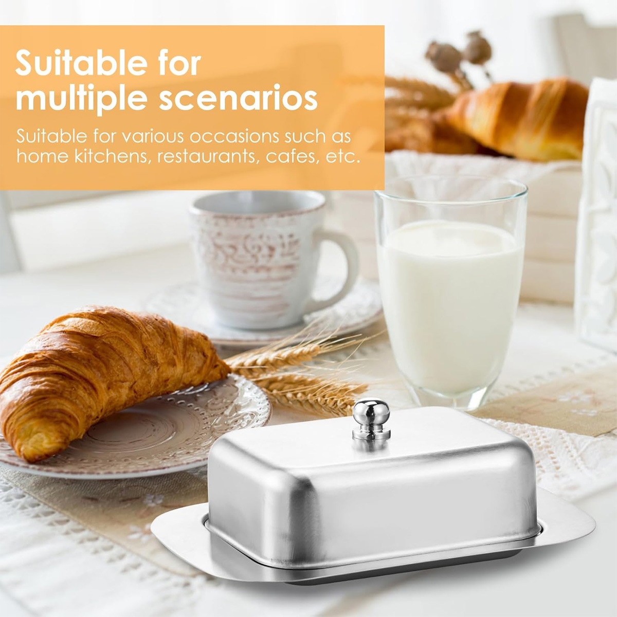 1PC Stainless Steel Butter Dis - Kitchen Baking Dishes ulasan dan harga